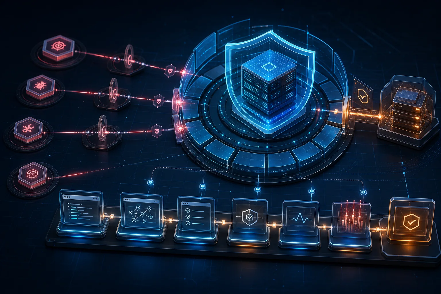 Secure application and API platform undergoing controlled penetration testing and automated quality assurance